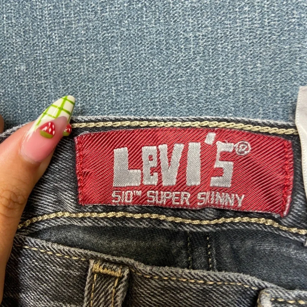VTG Levi's 510 Jeans Boys 18 Reg 29x29 Gray Denim Cotton Stretch Super Skinny